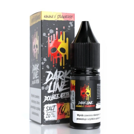 E-liquid Dark Line Double Salt 10ml - Strawberry Banana 20mg