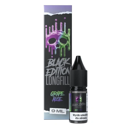 Longfill Dark Line Black Edition 9ml - GRAPE ALOE