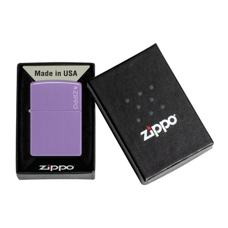 Feuerzeug ZIPPO - SMOKY LAVENDER LOGO