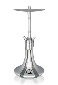 Waterpipe Steamulation Pure Silver Mattt Metallic