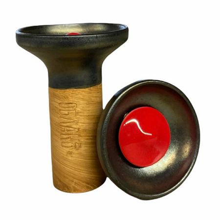 Shisha-Kopf Oblako Flow Red On Silver