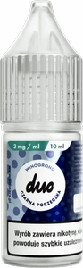 Liquid DUO 10ml - Winogrono Czarna Porzeczka 3mg