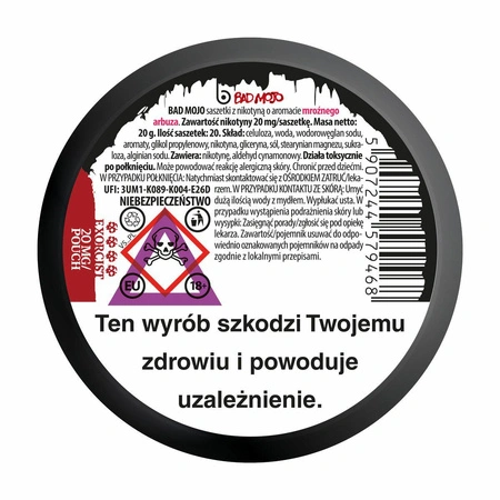Woreczki Nikotynowe BAD MOJO Forbidden Fruit 4/4 EXORCIST