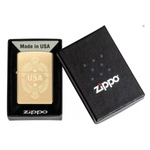 ZIPPO - Usa Design Brass High Polished