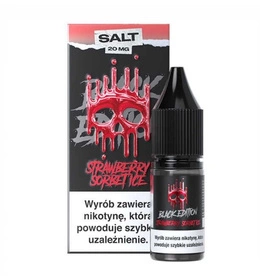 Liquid Dark Line Black Edition Salt 10ml - Strawberry Sorbet Ice 20mg