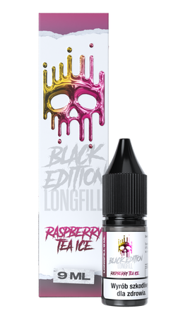 Longfill Dark Line Black Edition 9ml - RASPBERRY TEA ICE