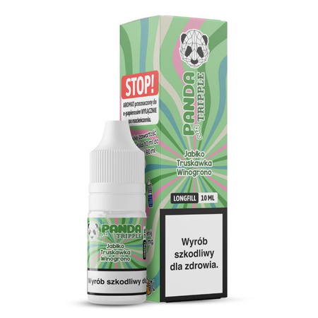 Longfill Panda Tripple 10ml - Jabłko Truskawka & Winogrono