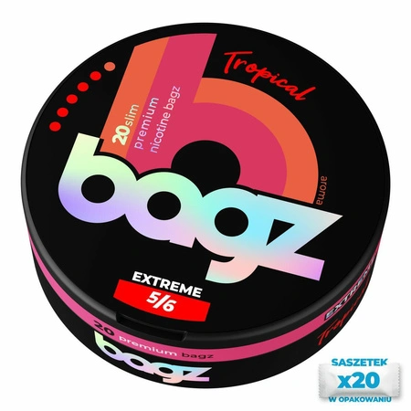Woreczki Nikotynowe BAGZ Tropical 5/6 EXTREME