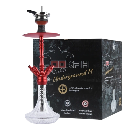 Waterpipe Jookah Underground M Red