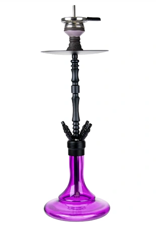 Fajka Wodna Jookah Aluriium Nr. 03 Big Size Black/Purple