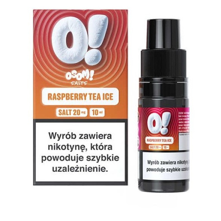 Liquid OSOM! SALTS 10ml - Raspberry Tea Ice 20mg