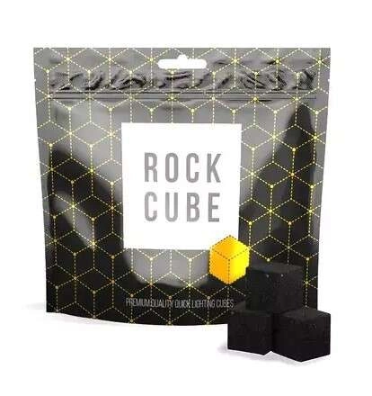 Quick Light Charcoal Rock Cube 25mm 24pcs