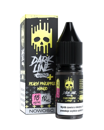 Liquid Dark Line Nicotine+ 10ml - Peach Pineapple Mango 18mg