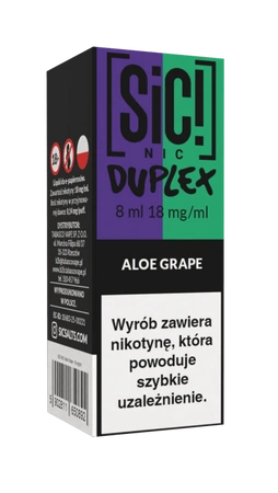 E-Liquid SIC! NIC 8ml - Aloe Grape 18mg