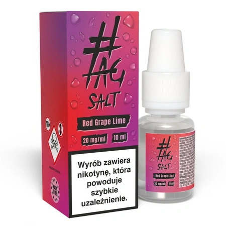 Liquid #TAG Salt Drinks 10ml - Red Grape Lime 20mg