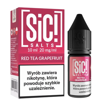 E-Liquid SIC! Salt 10ml - Red Tea Grapefruit 20mg