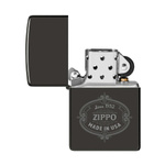 Feuerzeug ZIPPO - BLACK ZIPPO DESIGN