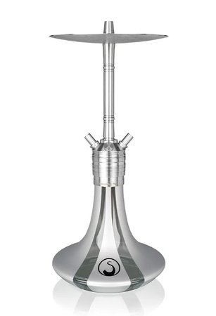 Wasserpfeife Steamulation Pure Silver Mattt Metallic