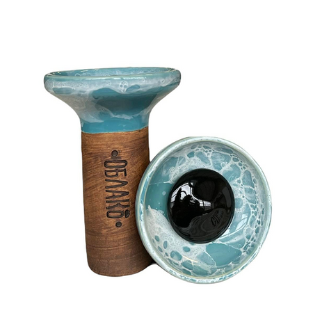Shisha-Kopf Oblako Flow Black On Turquoise