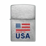 ZIPPO - Made In Usa Chrome Brushed