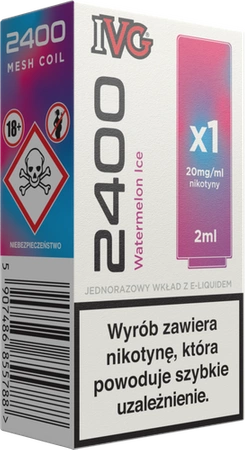 Wkład IVG 2400 Watermelon Ice 20mg 2ml