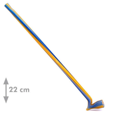 Glass pipe 10 - Bent (22cm)