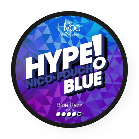Woreczki Nikotynowe Hype Blue - Blue Razz 4/5