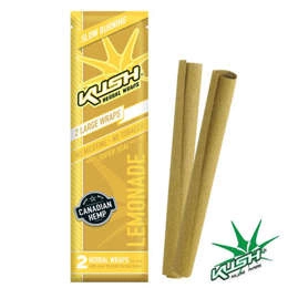 Zigarettenpapier Kush Herbal Wraps x2 Lemonade