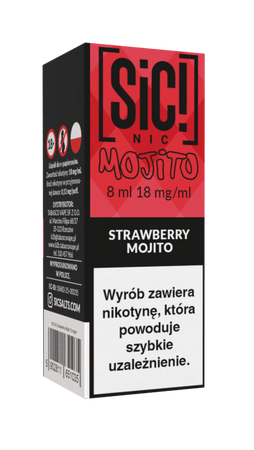 Liquid SIC! NIC 8ml - Strawberry Mojito 18mg