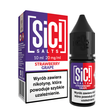 Liquid SIC! Salt 10ml - Strawberry Grape 20mg