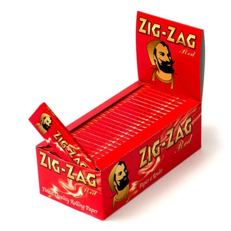Bibułki ZIG-ZAG Czerwony