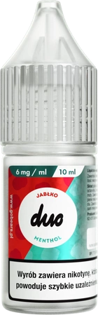 Liquid DUO 10ml - Jabłko Menthol 6mg