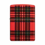 Lighter  ZIPPO - RED PLAID MATTE