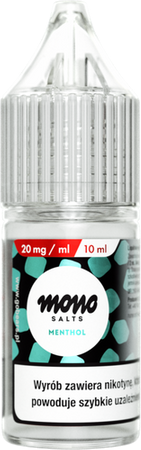 Liquid MONO Salt 10ml - Menthol 20mg