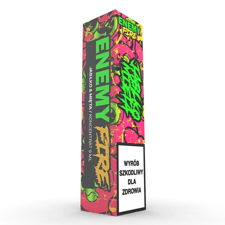 Longfill Enemy Fire 9ml - Apple Mint