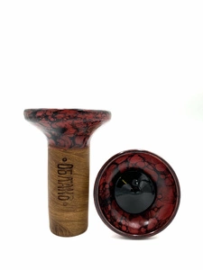 Hookah Bowl Oblako Flow Black On Red/Black
