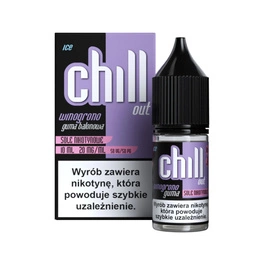 E-Liquid Chill Out 10ml - Grape Bubble Gum 20mg