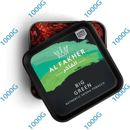 Tytoń do shishy Al Fakher 1000g Big Green (Mięta) 