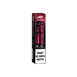 10 X Disposable E-Cigarette UR1 Vape 1800 Watermelon Ice 0mg