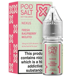 E-liquid Pod Salt Nexus10ml - Fresh Raspberry Mojito 20mg