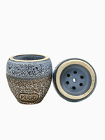 Shisha-Kopf FUGO Amfora Glaze Grey