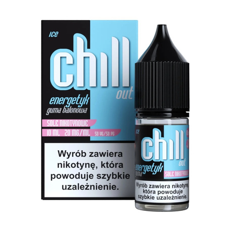 Liquid Chill Out 10ml - Energy Drink Kaugummi Ice 20mg