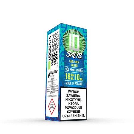 E-liquid ID SALTS 10ml - Earl Grey Jabłko 18mg