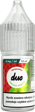 Liquid DUO 10ml - Truskawka Zielone Jabłko 6mg