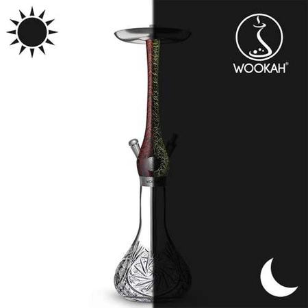 Waterpipe Wookah Crystal Mill Lumi Red