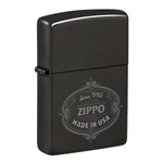 Zapalniczka ZIPPO - BLACK ZIPPO DESIGN