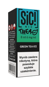 E-Liquid SIC! NIC 8ml - Green Tea Ice 6mg