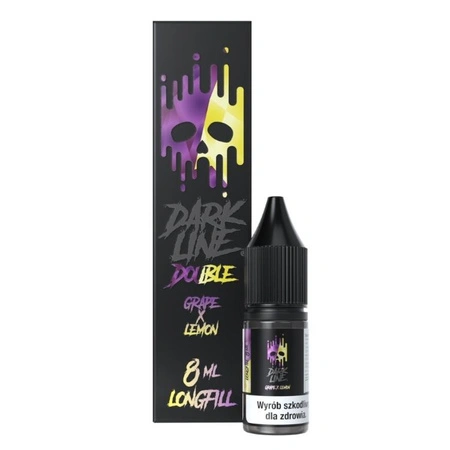 Longfill Dark Line Double 8ml - Grape Lemon
