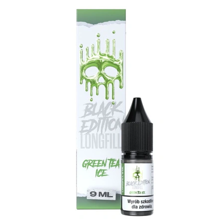 Longfill Dark Line Black Edition 9ml - GREEN TEA ICE