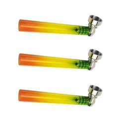 Glass pipe Rasta (mix) 12,7cm
